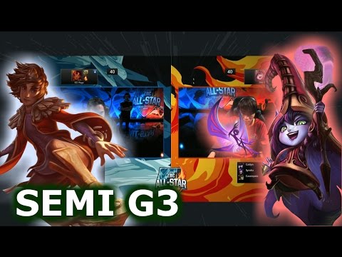 LAS vs Japan Game 3 - 1 vs 1 Mode | Semi Finals 2016 LoL IWC All-Stars Day 4 | Fire vs Fire