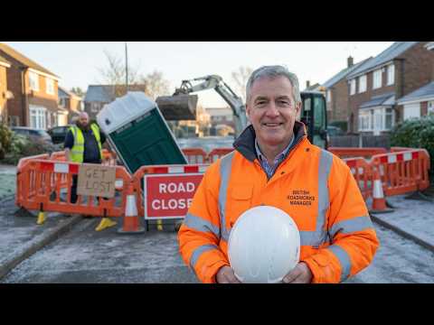Hilarious British Roadworks Advert (Parody)