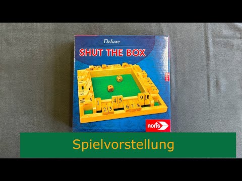SHUT THE BOX - Würfel die Zahlen die du brauchst - SPIELVORSTELLUNG