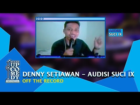 Stand Up Denny Setiawan, Pandji Pragiwaksono Malah Ngegambar - AUDISI SUCI IX