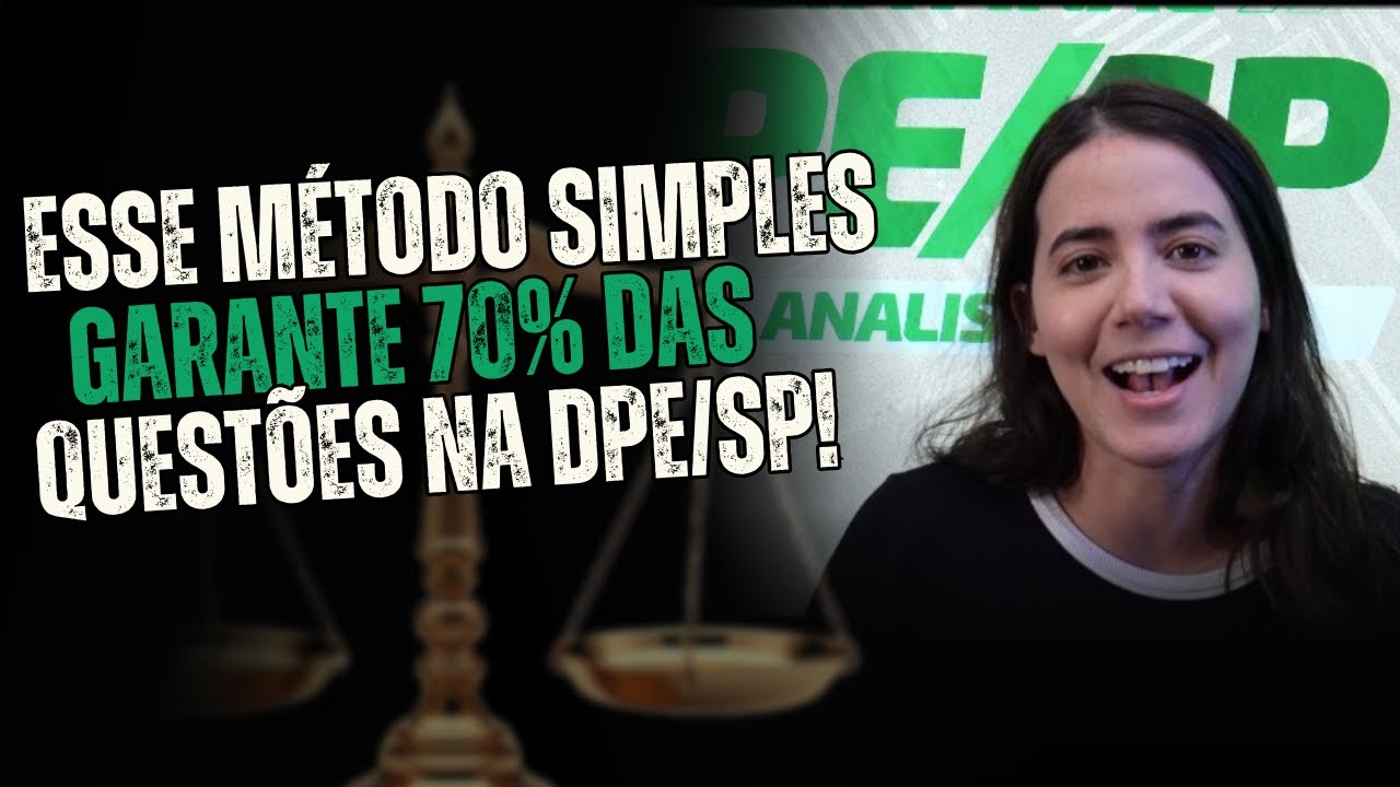 Como estudar a lei para DPE/SP!