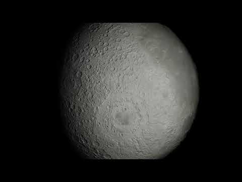 Moon flyby animation 4K
