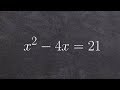 Learn how to solve a quadratic equation by factoring