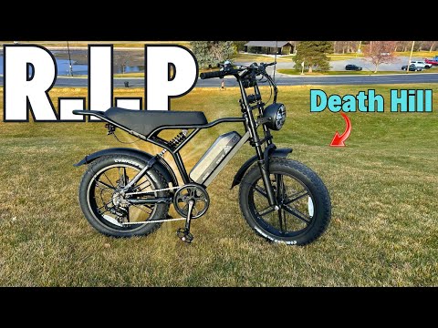 $800 E-Bike vs. Steepest Hill In Town... It Died  (TST R002 Review)