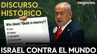 ÚLTIMA HORA | Discurso histórico de Netanyahu en la ONU: boicot, sanciones a Irán y rehenes