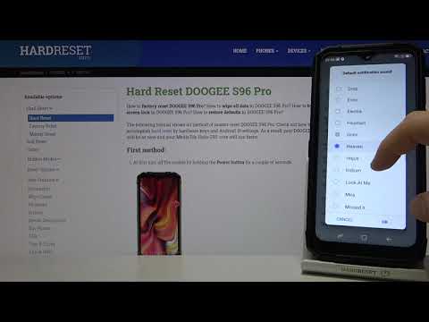 Default Notification Sounds in DOOGEE S96 Pro – Notification Tones Showcase