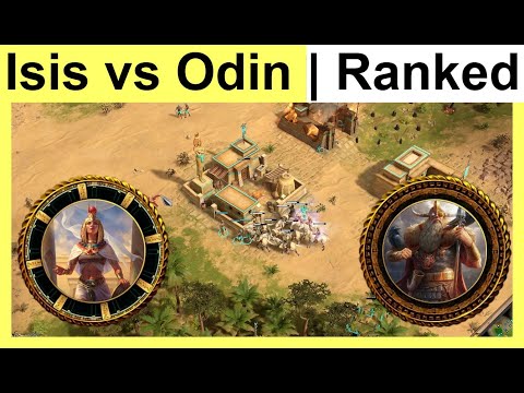 Isis vs Odin | 1v1 Ranked | Age of Mythology