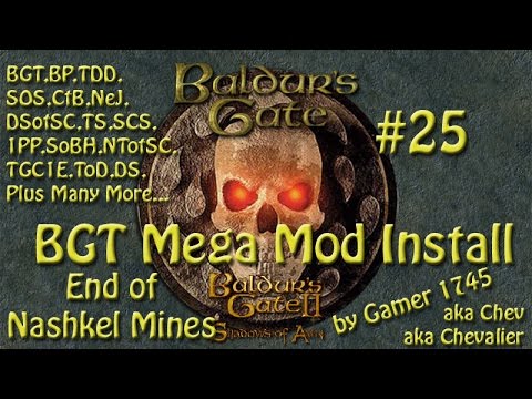 Let's Play Baldur's Gate Trilogy Mega Mod Part 25 - End of Nashkel Mines