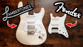 Video thumbnail for Fender Noiseless VS. Lambertones Triple Shot Pickups: Modern vs. Vintage! by Zach Brobst