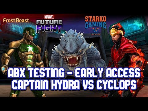 [EARLY ACCESS] CAPTAIN HYDRA VS CYCLOPS - NEW ABX META??? | MARVEL FUTURE FIGHT