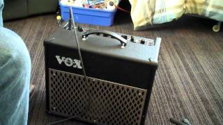Video thumbnail for VOX DA15 modeling guitar amplifier MP4 practice digital solid state amp by Drew Federico (myrandomclick)