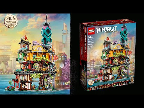 Vidéo LEGO Ninjago 71741 : Les jardins de la ville de Ninjago