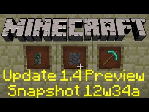 Minecraft Update 1.4 Preview - NEW Food, Item Frames and MORE!