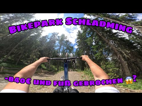 -840€, Fußbruch und kranke Backflips || Bikepark Schladming || Geisteskranker Tag  || wolfmax