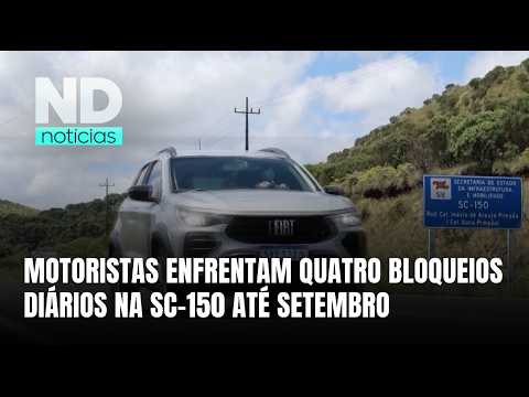 SC-150 terá quatro interdições diárias para poda de árvores no Oeste