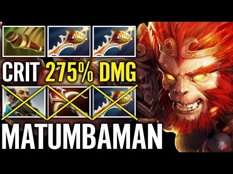 Liquid.Matumbaman Monkey King 2x Divine Late game Comeback Dota 2 Gameplay