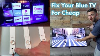 Fix a Blue Flat Screen TV Cheap