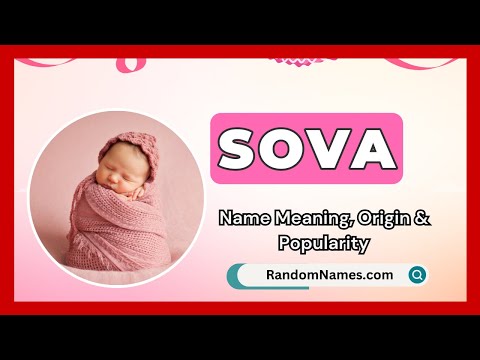 Sova - Baby Girl Name Meaning, Origin & Popularity - RandomNames.com