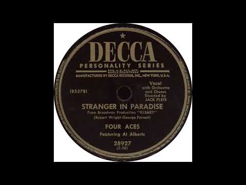 Decca 28927 - Stranger In Paradise - Four Aces Featuring Al Alberts