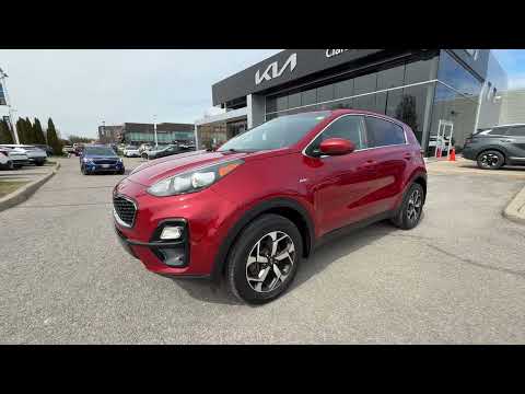 2022 Kia Sportage in Red for sale at Clarington Kia in Bowmanville, ON