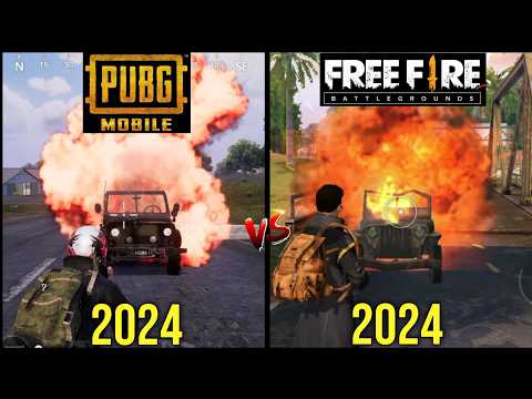 Pubg Mobile Vs Free Fire Comparison [2024] Which one's best? Garena Free fire Vs Pubg