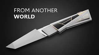 One Of The Most Incredible Knives Ever ! The Bauhaus Wedge by Ken Steigerwalt video