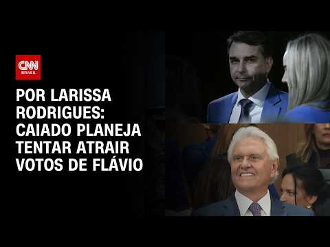 Eleições 2026: Caiado planeja tentar atrair votos de Flávio | LIVE CNN