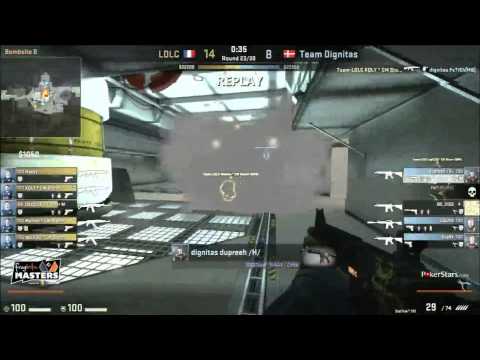Dignitas Dupreeh NINJA DEFUSE vs LDLC [Fragbite Masters 2014]
