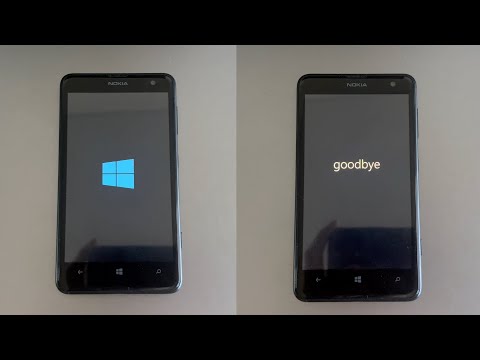 2013 Nokia Lumia Startup + Shutdown!