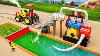 DIY Mini Tractor Giant Water Filter Machine 💧 Clean Water for Farming | HP Mini