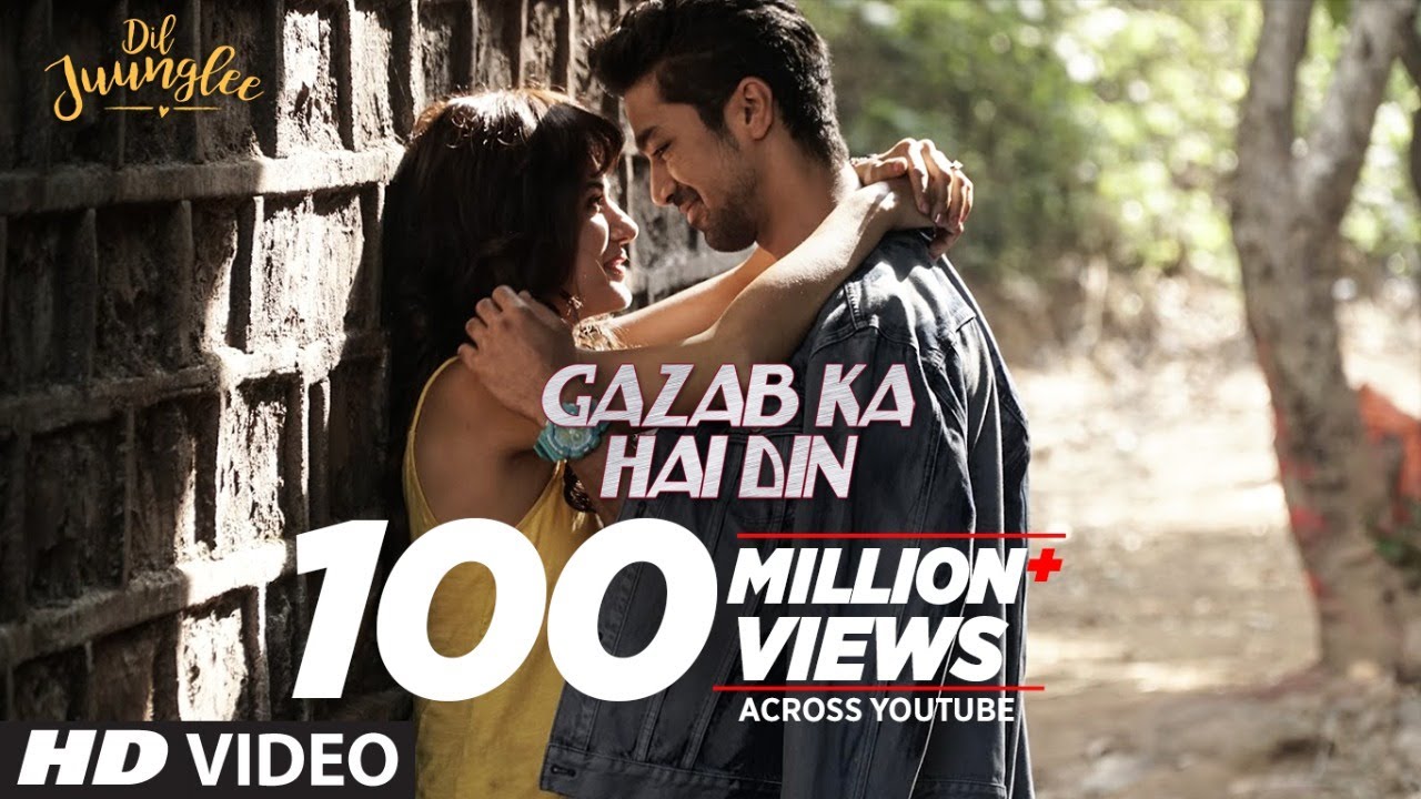 Gazab Ka Hai Din Lyrics | Dil Juunglee | Jubin Nautiyal |  Tapsee Pannu