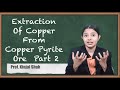 Extraction Of Copper From Copper Pyrite Ore Part 2