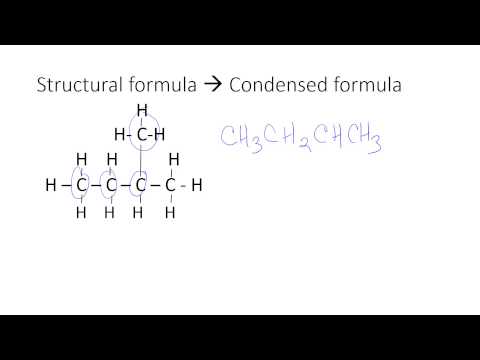 Structural & Condensed Formulas Problems