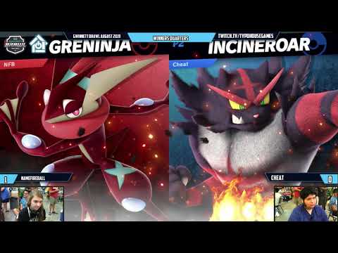 Gwinnett Brawl August 2019 - NameFireball(Greninja) VS Cheat(K. Rool/Incineroar) - Winners Quarters