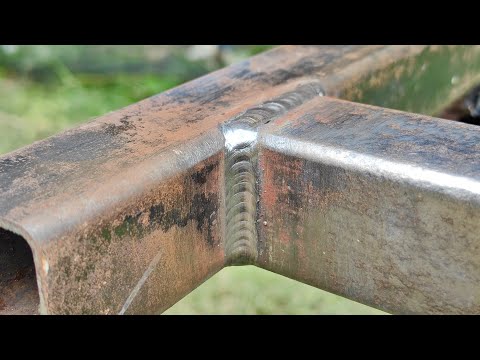 millions of welders don't know the trick of welding 2f position on thin square iron
