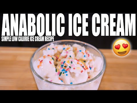 ANABOLIC ICE CREAM | The Most Authentic & Healthy Protein Ice Cream Recipe | Easy & Low Calorie