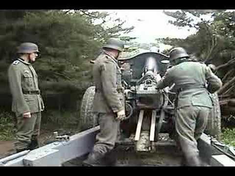 Firing the German105s