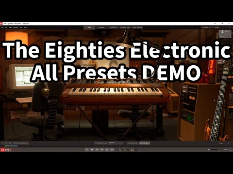 Toontrack EZBass The Eighties Electronic EBX All Presets Demo