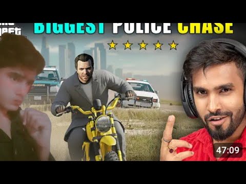 Techno Gamer's Like I Survived the Police #gta 5 #trending #youtubeshorts #fullvideo