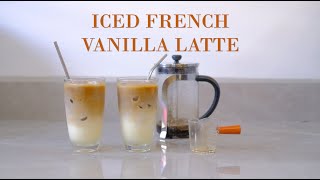 Iced French Vanilla Latte (Liberica or Barako Beans)
