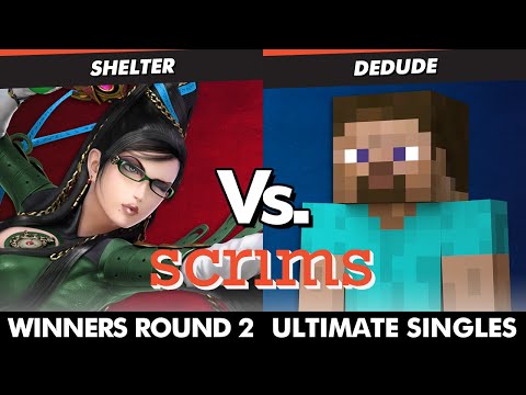 Scrims Showdown 38 - Shelter (Bayonetta) Vs. DeDude (Steve) SSBU Ultimate Tournament