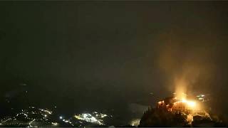 VÍDEO: Un espectacular incendio devora el antiguo refugio de Hitler