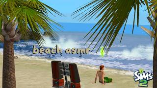 the sims 1 beach asmr for sleep! ☀️ nostalgic sims 1 music (no midroll ads)