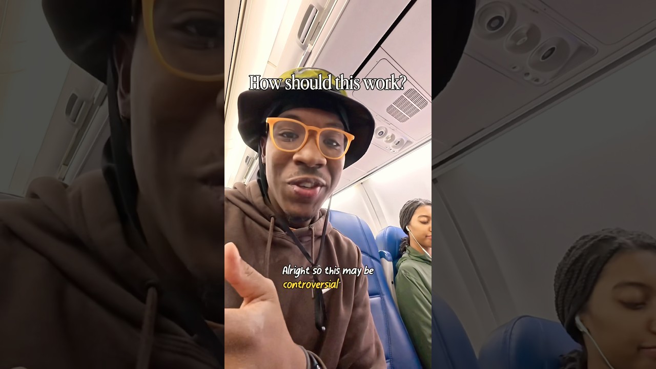 Where is the perfect seat on the plane? #husbandwife #travelblogger #blacklove