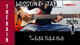 Download lagu Belajar Gitar The Rain Terlatih Patah Hati - Full   TAB mp3