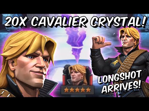 20x 6 Star Longshot Cavalier Crystal Opening! - Marvel Contest of Champions