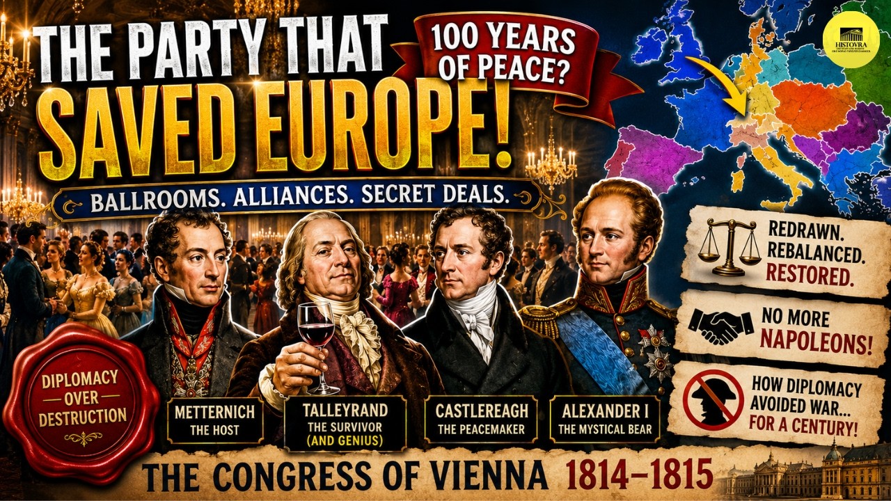 The Congress of Vienna | Europe's Ultimate Peace Party (And How It Saved the World for 100 Years) 🥂