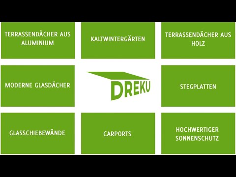 Aluminium Terrassenüberdachung mit Stegplatten oder VSG Glas - kunststoffhandel24