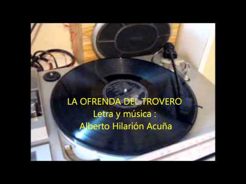 ALBERTO MARGAL - LA OFRENDA DEL TROVADOR - VALS