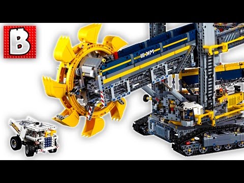 Biggest Lego Technic Set Ever!!! Bucket Wheel Excavator 42055 | Unbox Build Time Lapse Review